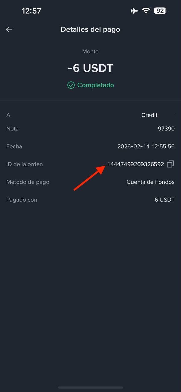 Guía de pago USDT